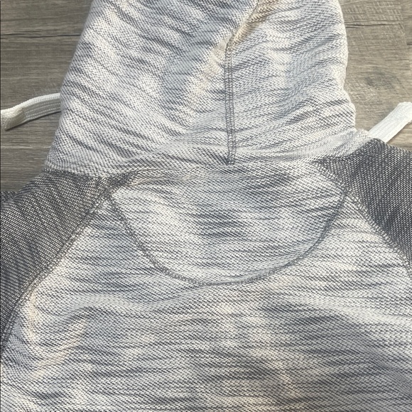 Free Planet Gray and White Knit Hoodie - Picture 9 of 9